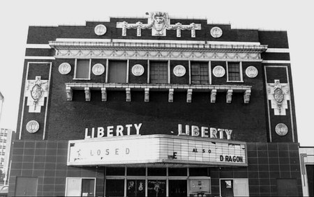 Liberty Theatre - Updated Marquee (newer photo)